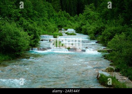 Fischleinbach bei Sesto in Südtirol Stockfoto