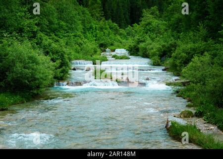 Fischleinbach bei Sesto in Südtirol Stockfoto