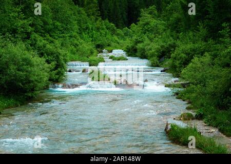 Fischleinbach bei Sesto in Südtirol Stockfoto