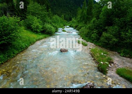 Fischleinbach bei Sesto in Südtirol Stockfoto