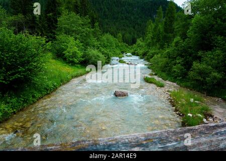 Fischleinbach bei Sesto in Südtirol Stockfoto