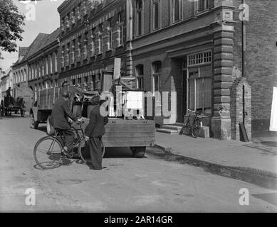 Serie: Grenzkorrektur bei Loith en Elten Datum: 22. april 1949 Ort: Elten Schlüsselwörter: Dorfansichten, Grenzen Stockfoto