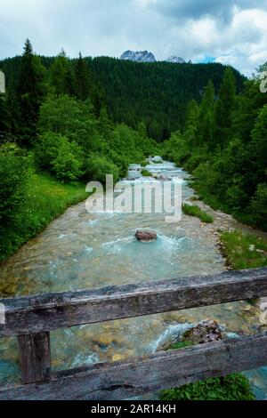 Fischleinbach bei Sesto in Südtirol Stockfoto