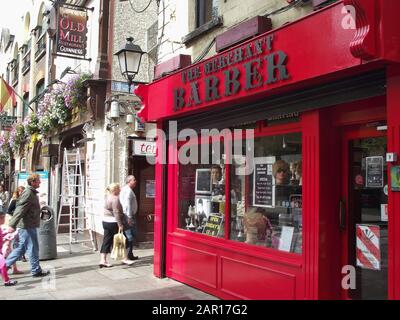 Straßenszene im Stadtzentrum von Dublin. Westirland, Irische Republik, Europa. Stockfoto