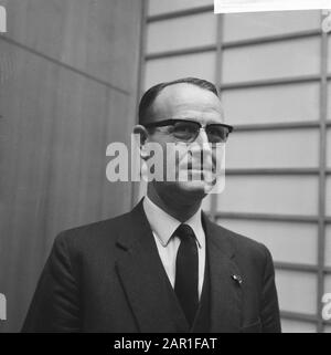 Siebter Kongress der Confédération Européenne de L' Agriculture im Kongresszentrum RAI in Amsterdam DATUM: 11. Oktober 1965 Ort: Amsterdam, Noord-Holland Schlüsselwörter: Kongresse, Agriculture Institution Name: RAI Stockfoto