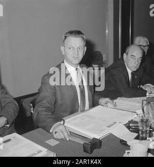 Neuer präsident Royal Dutch Boks Bond, Herr J. Hofman Datum: 19. Dezember 1965 Schlüsselwörter: Presidents persönlicher Name: J. Hofman Stockfoto