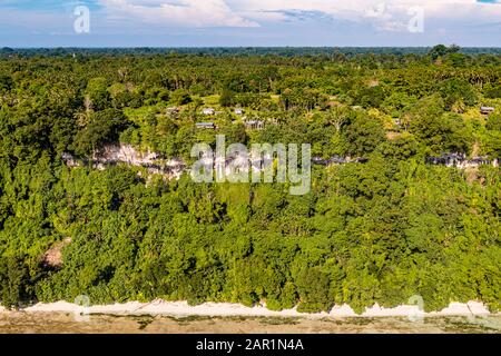 Luftaufnahme von Bougainville, Papua-Neuguinea Stockfoto