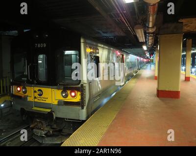 MTA LIRR-Zug. Stockfoto