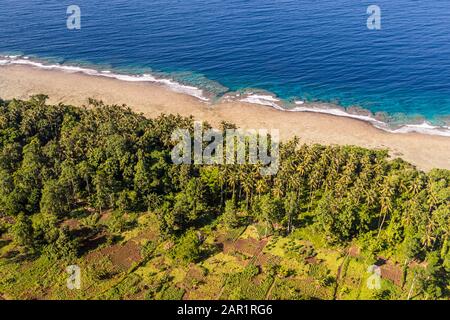 Luftaufnahme von Bougainville, Papua-Neuguinea Stockfoto