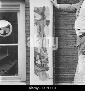 Design Wandgemälde OP de Laak Datum: 16. Mai 1969 Stockfoto