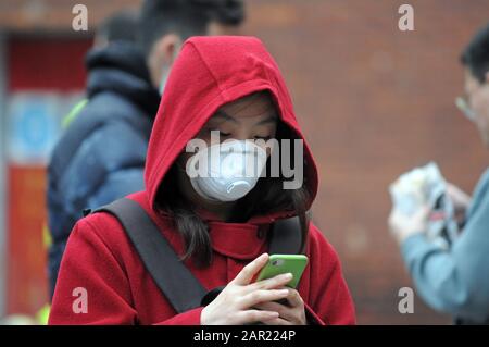 London, Großbritannien. Januar 2020. Chinesisches Neujahr der Ratte in Chinatown, Soho Credit: Johnny ARMSTEAD/Alamy Live News Stockfoto