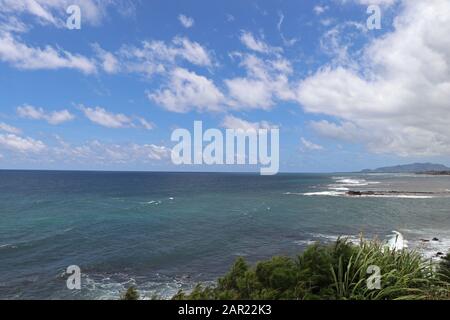 Wilde Küste auf der Insel Kauai Hawaii Stockfoto