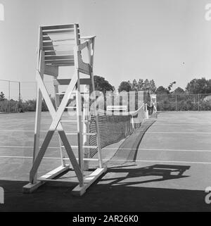 Kein Foto, aber negatives Datum: August 1957 Ort: Casting Keywords: Erholungsgebiete, Sportplätze, Tennisplätze, Flughäfen etc Stockfoto