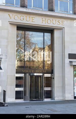 Vogue House, das Magazin "Home to Vogue" in London Stockfoto