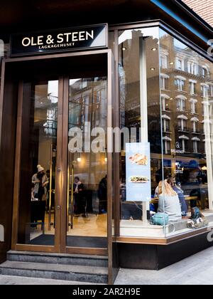 OLE & Steen, Ole & Steen Lagkagehuset, Charing Cross Rd, London, England, Großbritannien, GB. Stockfoto