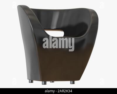 3D-Rendering mit grauem Stuhl Stockfoto