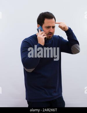 Junger Gutaussehender Mann Stockfoto