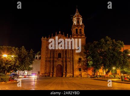 Das Templo de Nuestra Señora del Carmen in der mexikanischen Stadt San Luis Potosi Stockfoto