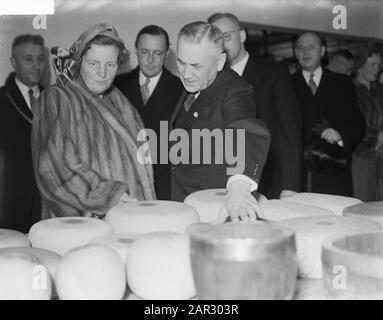 Königsbesuch Friesland Datum: 25. September 1950 Ort: Friesland Schlüsselwörter: Besuche, Königshaus persönlicher Name: Juliana Königin Stockfoto