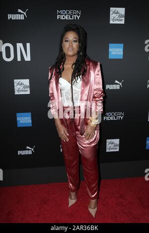 Rapsody beim Roc Nation 2020 "DER BRUNCH" am 25. Januar 2020 in Los Angeles, Kalifornien USA (Foto von Parisa Afshahi/Sipa USA) auf dem roten Teppich Stockfoto