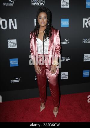 Rapsody beim Roc Nation 2020 "DER BRUNCH" am 25. Januar 2020 in Los Angeles, Kalifornien USA (Foto von Parisa Afshahi/Sipa USA) auf dem roten Teppich Stockfoto