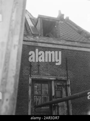 Geheimansicht des Anhangs von Anne Frank Geheimdatum: 25. März 1957 Ort: Amsterdam, Noord-Holland Stockfoto