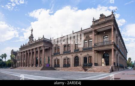 Regierungspalast von Nuevo Leon in der MacroPlaza in der mexikanischen Stadt Monterrey, Bundesstaat Nuevo Leon Stockfoto