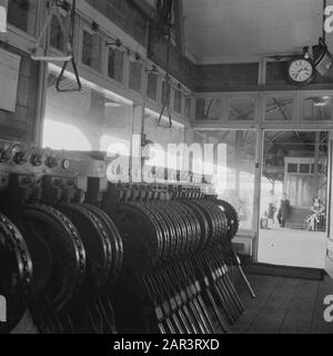 Materials der Nederlandse Railways Materials der Nederlandse Railways Datum: 1945 Schlüsselwörter: Zweiter Weltkrieg, Name Der Verkehrseinrichtung: NS Stockfoto