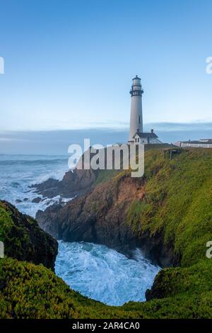 Morgen im Pigeon Point Lighthouse Stockfoto