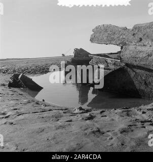 Serie dryval Oosterpolder Datum: 7. März 1957 Schlüsselwörter: Serie Stockfoto
