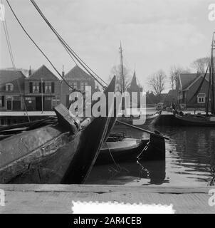 Serie dryval Oosterpolder Datum: 7. März 1957 Schlüsselwörter: Serie Stockfoto