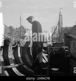 Serie dryval Oosterpolder Datum: 7. März 1957 Schlüsselwörter: Serie Stockfoto