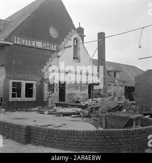 Wieringermeerpolder Datum: 8. Dezember 1945 Ort: Noord-Holland, Wieringermeer Stockfoto