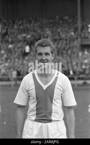 DWS vs. Ajax 1-0, Cees Big Date: 20 September 1959 Location: Amsterdam, Noord-Holland Keywords: portraits, sports, football, footballers Personal name: Large, Cees Stockfoto