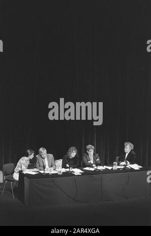 Forum De Amsterdamse Kunst (DAK) Datum: 29. September 1988 Schlüsselwörter: Forumsmitglieder Stockfoto