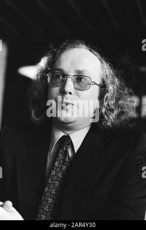 Pressekonferenz Holland Festival (Rotterdam) Frans de Ruiter, Direktordatum: 18. April 1979 Ort: Rotterdam, Süd-Holland Schlüsselwörter: Festivals, Pressekonferenzen, Porträts Personenname: Ruiter, Französisch die Stockfoto