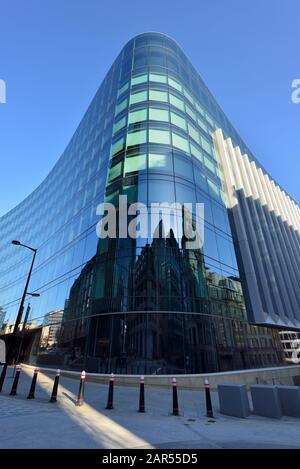 Plumtree Court, 25 Shoe Lane, 2 Stonecutter Street, Holborn, City of London, Großbritannien Stockfoto