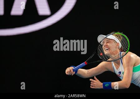 Melbourne, Australien. Januar 2020. Alison Riske bei den Australian Open. Credit: Dave Hewison/Alamy Live News Stockfoto