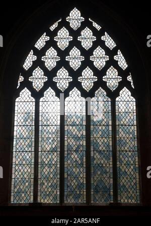 Das Ostfenster, St. Peter's Church, Walgrave, Northamptonshire, England, Großbritannien Stockfoto