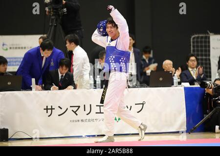 Para Arena, Tokio, Japan. Januar 2020. 田中光哉/Mitsuya Tanaka, 26. JANUAR 2020 - Taekwondo: Endauswahlkampf der japanischen Nationalkandidaten für Paralympische Spiele Tokio 2020 Männer Para Gyeorugi -61kg in Para Arena, Tokio, Japan. Credit: Yutaka/AFLO SPORT/Alamy Live News Stockfoto
