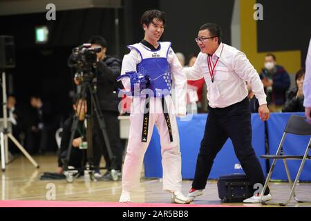 Para Arena, Tokio, Japan. Januar 2020. 田中光哉/Mitsuya Tanaka, 26. JANUAR 2020 - Taekwondo: Endauswahlkampf der japanischen Nationalkandidaten für Paralympische Spiele Tokio 2020 Männer Para Gyeorugi -61kg in Para Arena, Tokio, Japan. Credit: Yutaka/AFLO SPORT/Alamy Live News Stockfoto