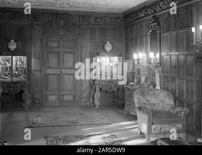 Shoppenhanger Manor in Maidenhead Interior Annotation: The Country House owned by Mr Smith van Fortnum & Mason Date: Undated Location: England, Maidenhead Keywords: Interiors, Country Houses Stockfoto
