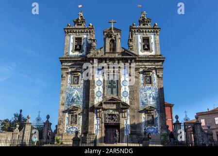 Kirche des Heiligen Ildefonso von Toledo in Batalha Platz in Santo Ildefonso Zivilgemeinde von Porto, zweitgrößte Stadt in Portugal Stockfoto