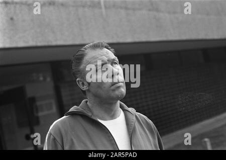 Kernploeg Holländisches Teamtreffen in Zeist im KNVB-Sportzentrum; Rinus Michels Datum: 21. Mai 1974 Ort: Utrechter, Zeist Schlüsselwörter: Sport, Trainer, Trainer, Fußball Personalname: Michels, Rinus Stockfoto