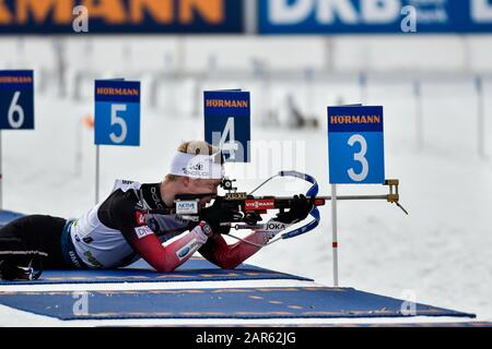 Poklijuka (SLO), Italien. Jan. 2020. Pokljuka 2020 - Massenstartmann noch Boe johannes während BMW IBU Weltcup - Massenstartmänner - Biathlon - Credit: LPS/Marco Todaro/Alamy Live News Stockfoto