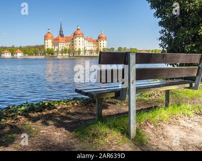 Schloss Moritzburg Ostdeutschland Stockfoto