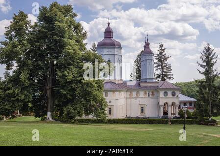 Kirche im Kloster Ciolanu der östlichen orthodoxen Mönch, zwischen Tisau und Magura Gemeinden im Kreis Buzau, Rumänien Stockfoto