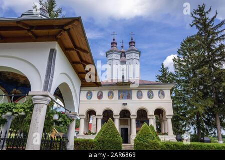 Kirche im Kloster Ciolanu der östlichen orthodoxen Mönch, zwischen Tisau und Magura Gemeinden im Kreis Buzau, Rumänien Stockfoto