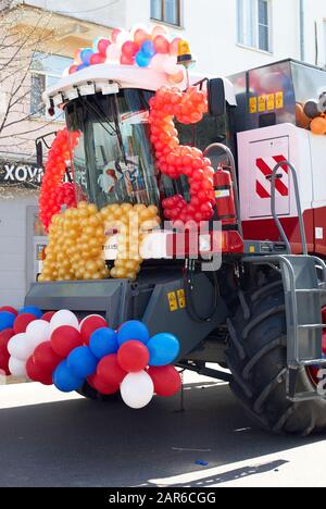 Kombinieren Sie mit Luftballons Stockfoto