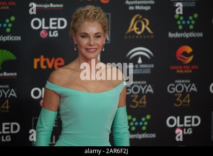 Schauspielerin Belen Rueda besucht die 34. Ausgabe der Goya Awards Zeremonie der spanischen Filmakademie im Sportpalast Jose Maria Martin Carpena. Stockfoto